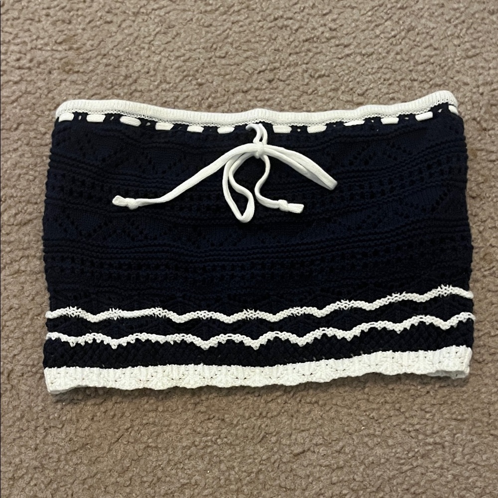 Hollister Crochet Tube Top